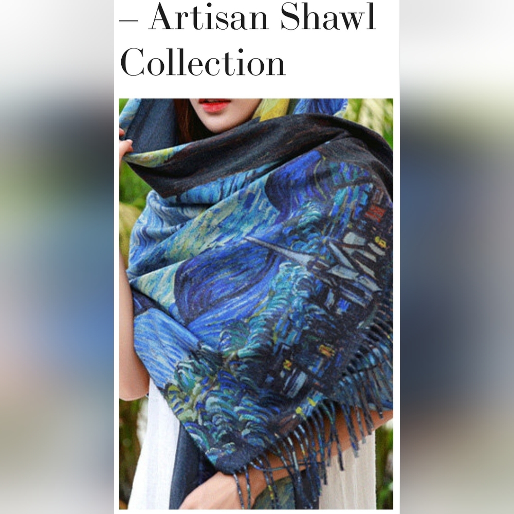 Reversible Winding Rivers Shawl